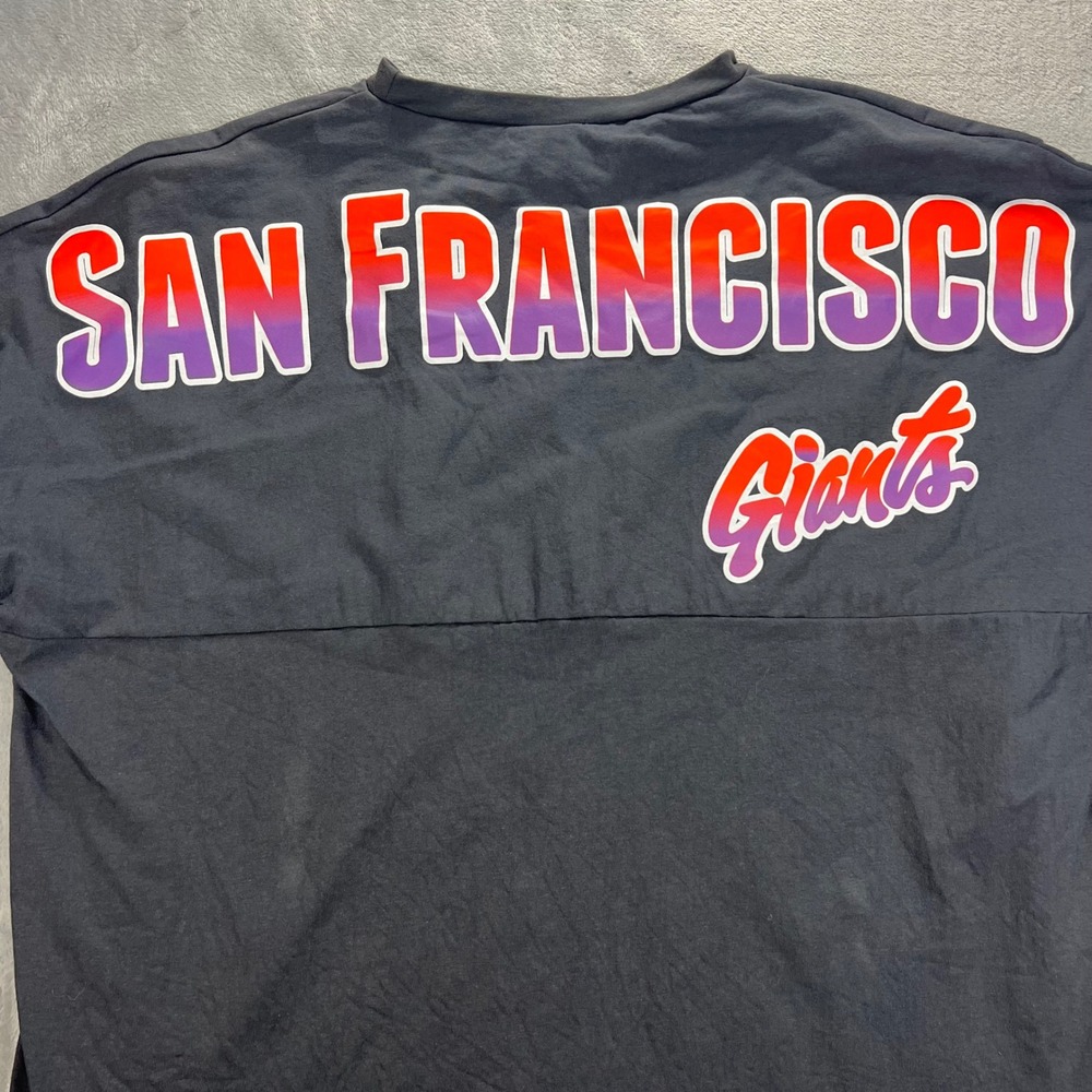 San Francisco‎ Giants Long Sleeve Shirt XL Grey City Edition Color Giveaway MLB